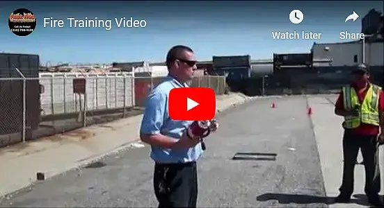 Onsite Fire Extinguisher Demonstrations & Training LA