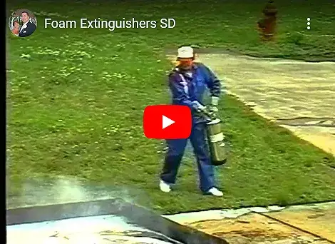 Foam Extinguishers for Wood, Paper, Plastic & Rubber Fire